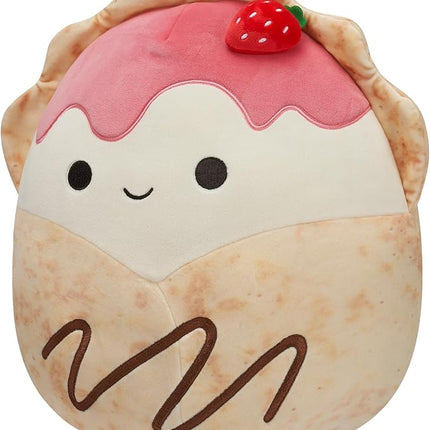 Squishmallows Original 12-Inch Gasten Strawberry Crepe - Official Jazwares Plush (Medium-Sized)