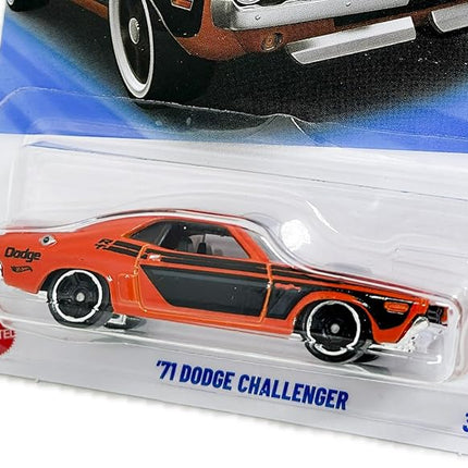Hot Wheels '71 Dodge Challenger, Muscle Mania 1/10 [Orange/Black] 131/250
