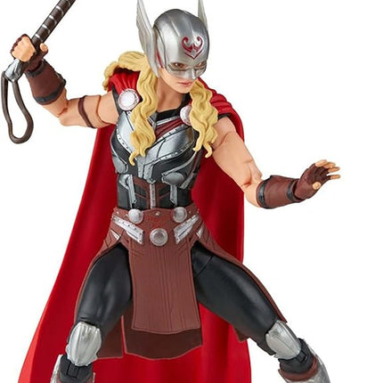 Marvel Legends Series Thor: Love and Thunder Mighty Thor Action Figure 6-inch Collectible Toy, 4 Accessories, 1 Build-A-Figure Part