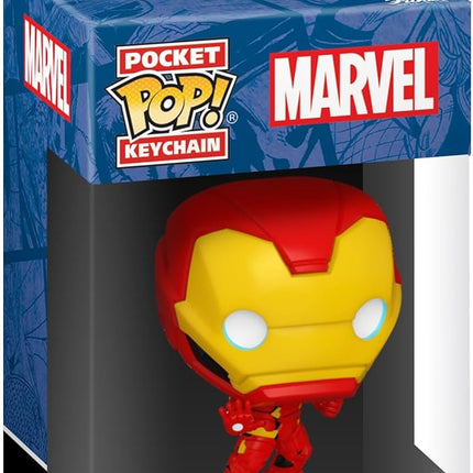 Funko POP! Keychain: Marvel - Iron Man - Marvel Comics Novelty Keyring - Collectable Mini Figure - Stocking Filler - Gift Idea - Official Merchandise - Comic Books Fans - Backpack Decor