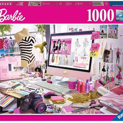 Ravensburger Barbie Jigsaw Puzzles for Kids and Adults Age 12 Years Up - 1000 Pieces - Fashion Icon