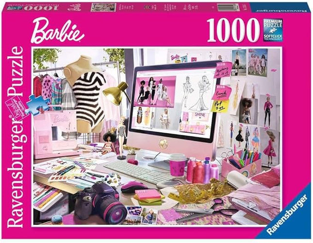 Ravensburger Barbie Jigsaw Puzzles for Kids and Adults Age 12 Years Up - 1000 Pieces - Fashion Icon