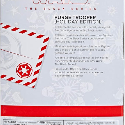 Star Wars The Black Series Purge Trooper (Holiday Edition), Star Wars Collectible 15 cm Action Figures, Ages 4 and Up