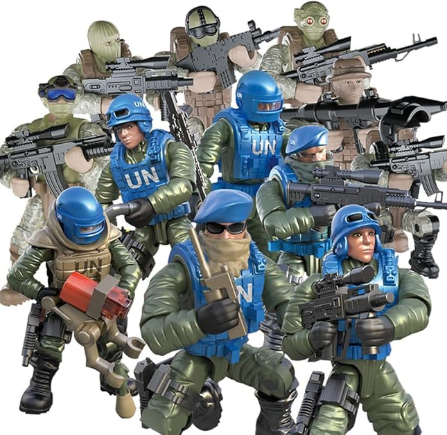 YEIBOBO ! Minifigures Blind Bags, Military Action Figures with Weapons and Accessories Mystery Pack Delta Special Forces