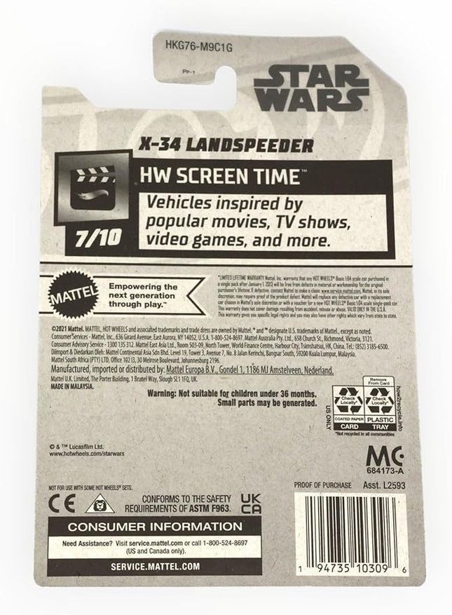 Hot Wheels X-34 Landspeeder, HW Screen Time 7/10