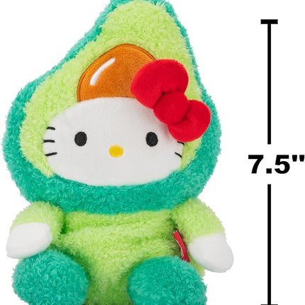 BumBumz 7.5-inch Hello Kitty FruitBumz Plush - Sanrio Hello Kitty Dressed as an Avocado Collectible Toy - from The Makers of Original Squishmallows