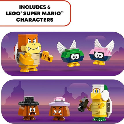 LEGO Super Mario The Bowser Express Train Toy Playset, Includes a Hammer Bro, a Boom Boom, 2 Goombas and 2 Para-Biddybuds, Nintendo Birthday Gift for Boys, Girls and Gamers, Mario Toys for Kids, 71437