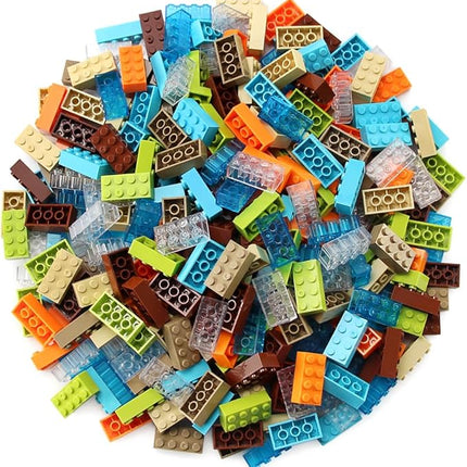 Feleph 2x4 Bricks 320 Pieces New Multicolored Classic Parts Building Creative Play Set Blocks Toy Accessories Compatible with 3001 Major 8 Color