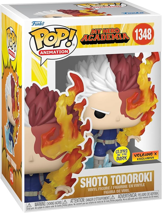 Funko POP! Animation My Hero Academia Shoto Todoroki (Glow in The Dark), Exclusive