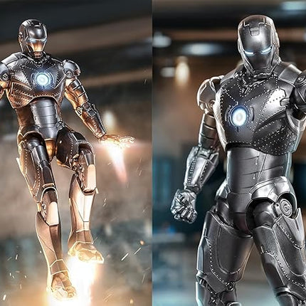 OVONNI 7 Inch MK2Ironman(1/10 Scale) Action Figure,Exquisite Painting Collectible Figure with Lots of Accessories
