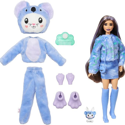 Barbie Cutie Reveal Doll & Accessories with Animal Costume & 10 Surprises Including Color Change, Bunny as a Koala in Costume-Themed Series