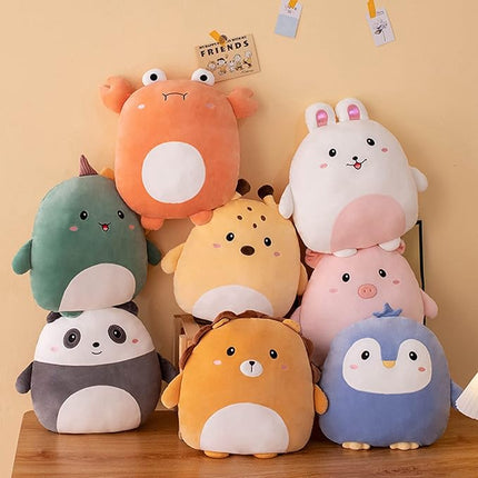 Crab Stuffed Animal Plush Pillow, 16 Inch Kawaii Plushies Toy Throw Pillow for Room Decor, Kids Birthday, Valentine Gifts