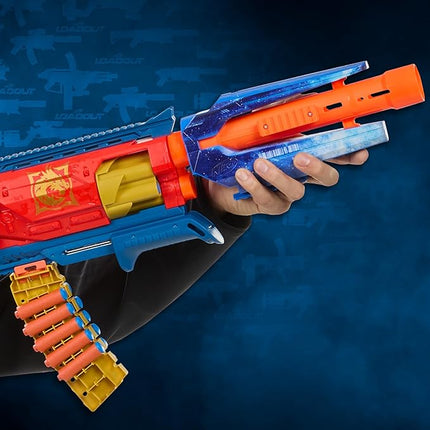Nerf Loadout Shadowspeed Recon Blaster, 14-Dart Storage Attachment Accessory, 6-Dart Revolving Cylinder, 14 Nerf N1 Darts, Kids Toys & Gifts, Ages 8+