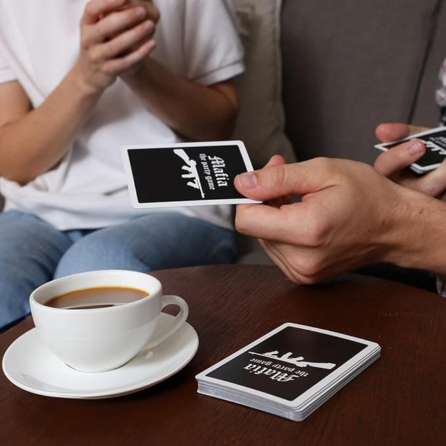 Apostrophe Games Mafia The Party Game Deluxe Edition – A Game of Lying, Bluffing and Deceit– Card Game, Adults and Teens – Board Game