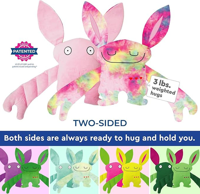 Bumpas Weighted Plush Toy – Machine Washable Calming Stuffed Animal for Kids – Arms and Body are Weighted to Give a Realistic Hug – Soft Companion for Playtime, Naptime & Travel (Sprinx)