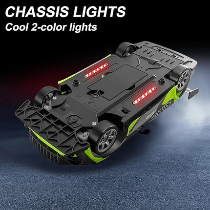 RC Drift Car, 1:16 Scale Remote Control Vehicle for Drift and Race, 2.4GHz 4WD High Speed 20+KM/H Racing Car with LED Lights, Hobby RC Cars Toy Gifts for Teen Adults