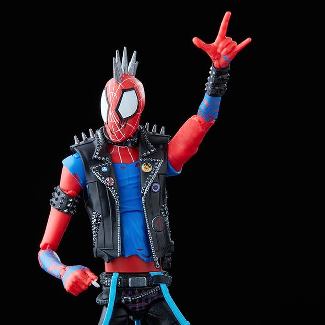 Marvel Legends Series Spider-Man: Across The Spider-Verse Spider-Punk 6-inch Action Figure Toy, 1 Accessory
