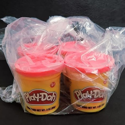 Play-Doh Red (4 Pack) 3 Ounce Cans