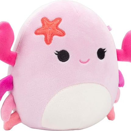 Squishmallows Original 5-Inch Cailey The Crab - Official Jazwares Plush - Collectible Soft & Squishy Little Stuffed Animal Toy - Add to Your Squad - Gift for Kids, Girls & Boys