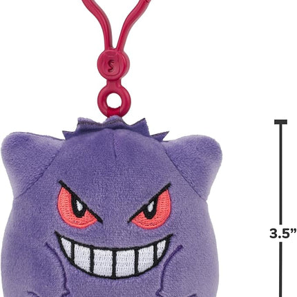 Squishmallows Original Pokémon Gengar Clip - Ultrasoft Official Jazwares Plush