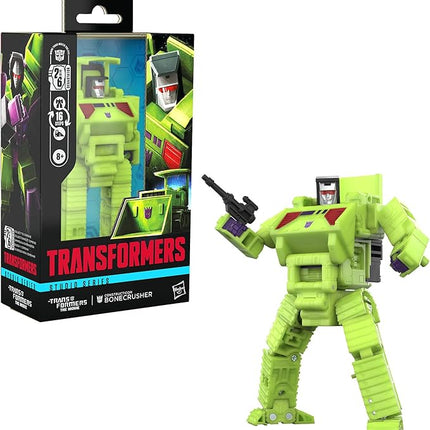 Transformers Toys Studio Series Deluxe Class The Movie Bonecrusher, 4.5-inch Converting Action Figure, Robot Toys, 8+