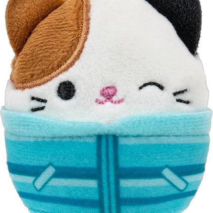 Squishville by Original Squishmallows Ski Chalet - Includes Four 2-Inch Skis, Snowboard, Snowman, Chair, Bed, and Playscene with Ski Slope - Amazon Exclusive