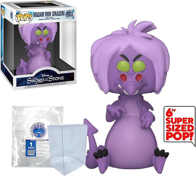Blue Salamander Emporium Protective Case Bundled with 6-inch Vinyl Figure – Madam Mim as Dragon Funko Pop #1102