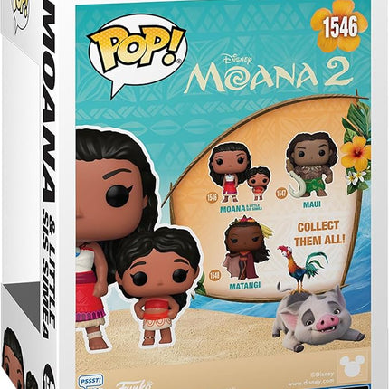 Funko POP & Buddy: Moana 2 - Moana & Simea - Collectable Vinyl Figure - Gift Idea - Official Merchandise - for Kids & Adults - Movies Fans - Model Figure for Collectors and Display