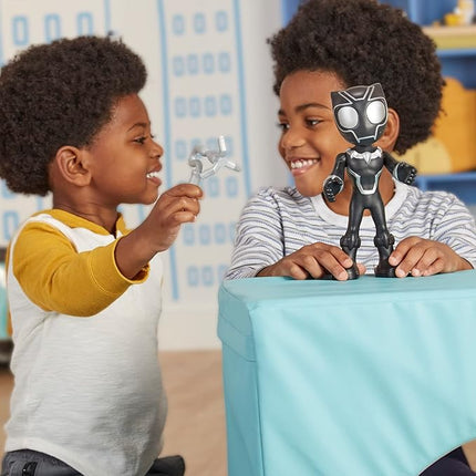 Spidey and his Amazing Friends Supersized Black Panther 9-inch Action Figure, Marvel Preschool Super Hero Toys, Kids Birthday Gifts, Ages 3+