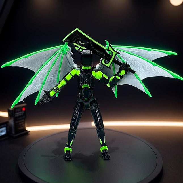 T13 Action Figure Set (Assembly Completed) - Titan 13 Robot Movable, 3D Printed Articulated, Full Body Mechanical Doll - Christmas Birthday Gift for Kids Adult