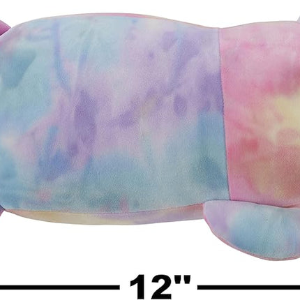 Squishmallows Original 12in Lana The Rainbow Lamb Sleepamallows – Official Jazwares Plush (Medium-Sized)