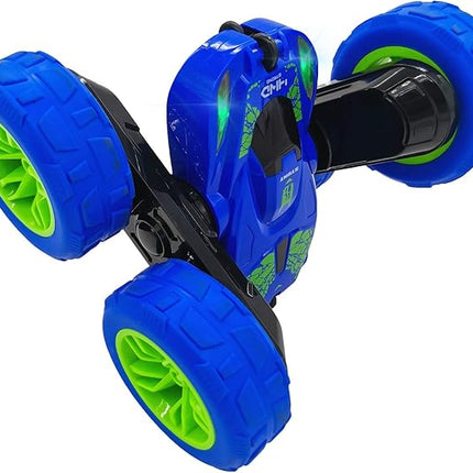 Threeking RC Stunt Car Remote Control Cars with Lights Double-Sided Driving Indoor Outdoor Toys Gifts Presents for 6 7 8 9 10 11 12 Year Old Kids Boys Girls