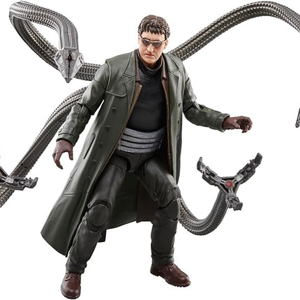 Marvel Legends Series Doc Ock, Spider-Man: No Way Home Collectible, Deluxe 6-Inch Action Figure, 4 Accessories, Ages 4 and Up