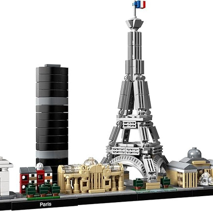 LEGO Architecture Paris Model Building Set - Detailed Display Building Blocks for Kids, Boys and Girls, Ages 12+ - Gift for Travelers - 21044