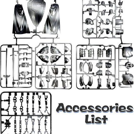 Medieval Action Figures,Knight Armor Action Figure,Multi-Jointed Movable Robot Mannequin T13,Dummy 13 Action Figure(Assembly Required) (A-Golden)