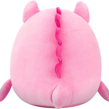 Squishmallows Original 12in Artin The Pink Loch Ness Monster with Hearts – Official Jazwares Valentine Plush (Medium)