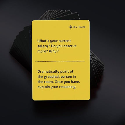 Truth or Drink: Sin Edition Adult Party Game by Cut | 250+ Questions Inspired by 7 Deadly Sins | Ages 21+ | 2+ Players | 30 Mins. | Stand-Alone or Expansion