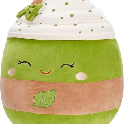 Squishmallows Original 16in Zap The Iced Matcha Latte – Official Jazwares Plush (Large)