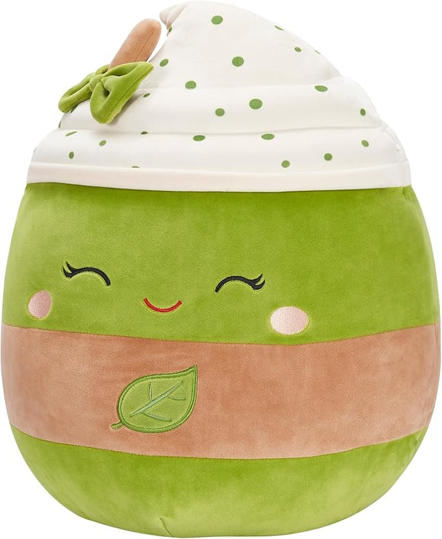 Squishmallows Original 16in Zap The Iced Matcha Latte – Official Jazwares Plush (Large)