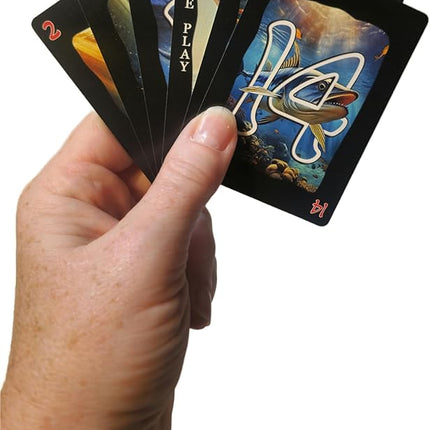 Snakes and Hawks Veto Wild Waters Card Game, Underwater Adventure Strategy Game, Family Card Game, 2-4 Players