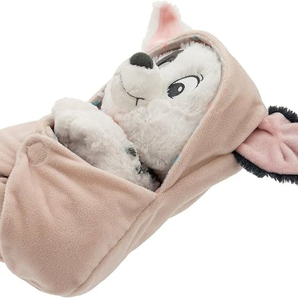 Disney Store Unisex-Children Babies Collection: Patch Plush in Swaddle with Detailed Plush Features - Official Soft Toy - Stuffed Animals for Babies - Perfect for Fans & Kids