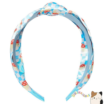 LUV HER Licensed Squishmallows Knotted Headband - Thick Headbands For Girls - One Size Fit All - Hair Accessories For Her Ages 8+