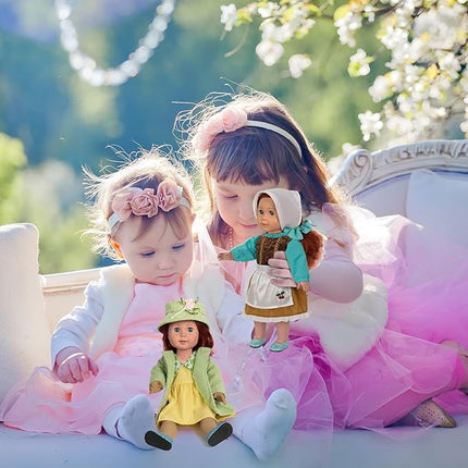 18 inch Doll Clothes Accessories - 6Pcs Different Fairytale Costume Dress