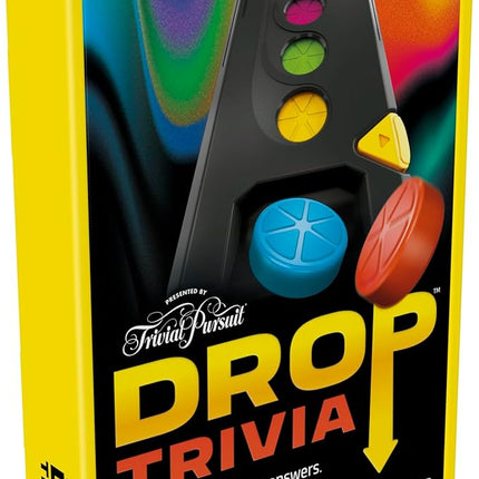 Hasbro Gaming Drop Trivia Game | Electronic Party Game with Voice and Sounds | Ages 13+ | 2 or More Players | 15 Mins. | from Trivial Pursuit | Party Board Games