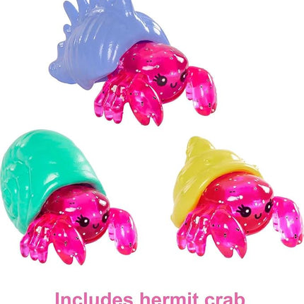 Barbie Mermaid Power Doll & Playset, Chelsea Mermaid Doll with 4 Sea Animal Pets, Toy Coral Reef Play Area, Stroller & Accessories