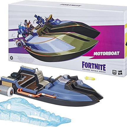 FORTNITE Hasbro Victory Royale Series Motorboat Deluxe Collectible Vehicle with Accessories, 19.6-inch