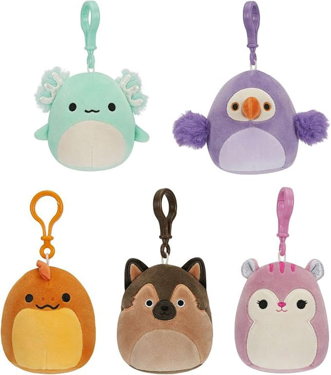 Squishmallows Original 3.5-Inch Clip-On Plush 5-Pack - Ultrasoft Official Jazwares Plush - Amazon Exclusive