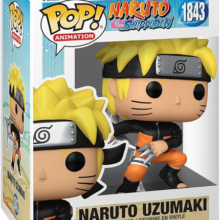 Funko POP Animation: Naruto Shippuden - Naruto - (Shrkn) - 1/6 Odds for Rare Chase Variant - Metallic - Collectable Vinyl Figure - Gift Idea - Official Merchandise - for Kids & Adults