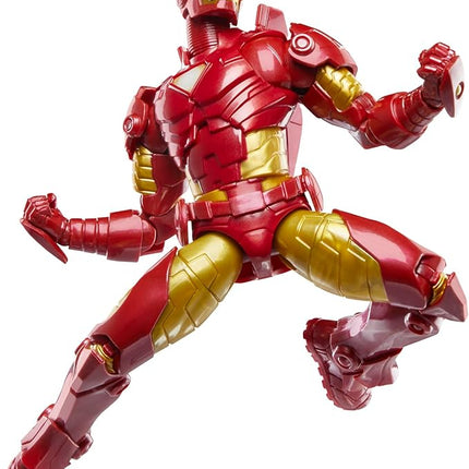 Marvel Legends Series Iron Man (Model 20), Iron Man Comics Collectible 6-Inch Action Figure, Retro-Inspired Blister Card