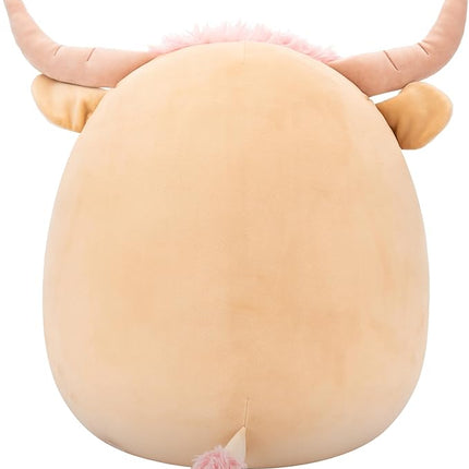 Squishmallows Original 20in Samson The Cookie Highland Cow with Bowtie – Official Jazwares Easter Plush (Jumbo)